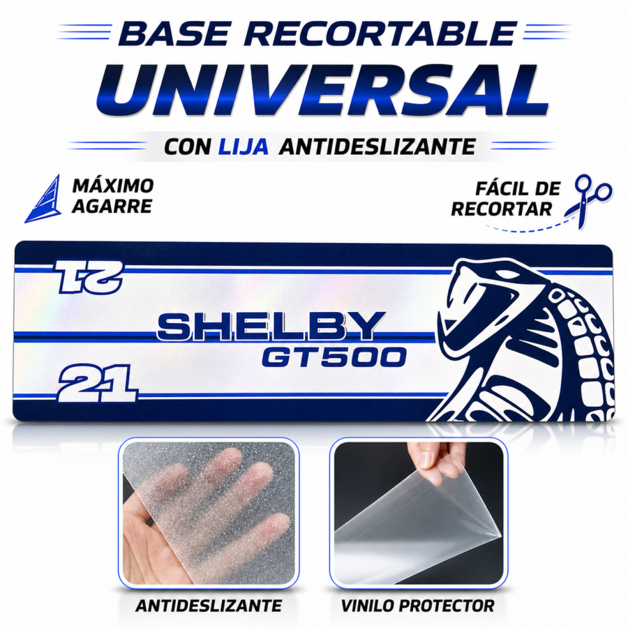 Base recortable universal con lija antideslizante para patinete eléctrico