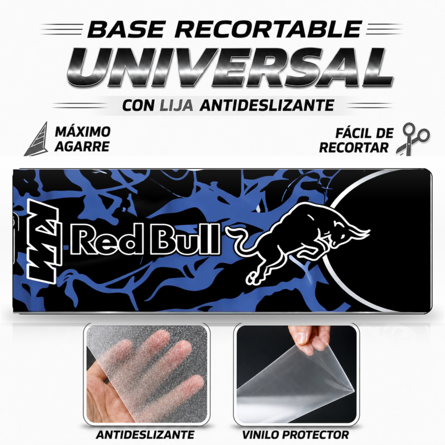 Base Recortable Universal para Patinete Eléctrico - RedBull KTM Azul Dark