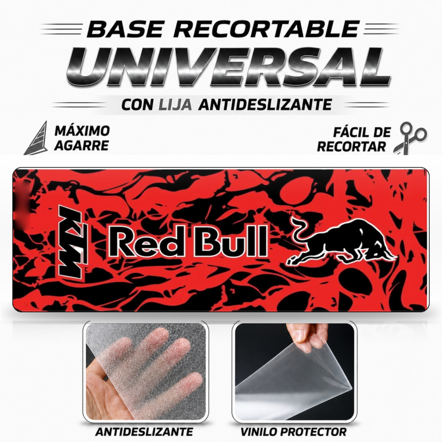 Base Recortable Universal para Patinete Eléctrico - RedBull KTM Rojo