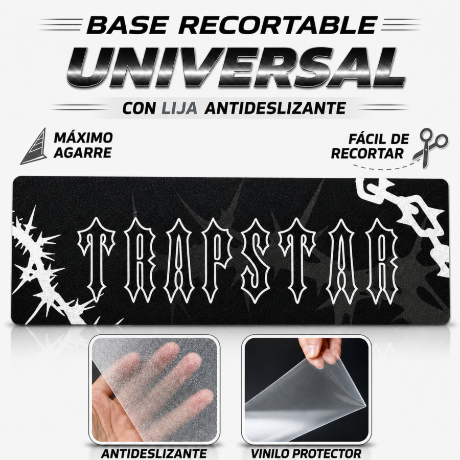 Base Recortable Universal para Patinete Eléctrico - Trapstar Negro