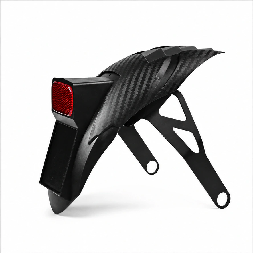 Guardabarros portamatrículas universal para patinete eléctrico