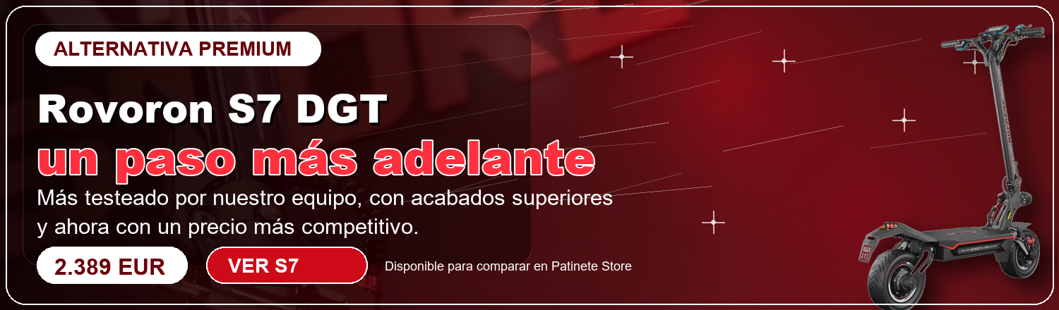 Rovoron S7 DGT, alternativa premium más testeada, con acabados superiores y precio más competitivo