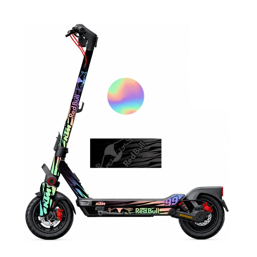 Vinilo Ninebot G3 RED BULL Holográfico