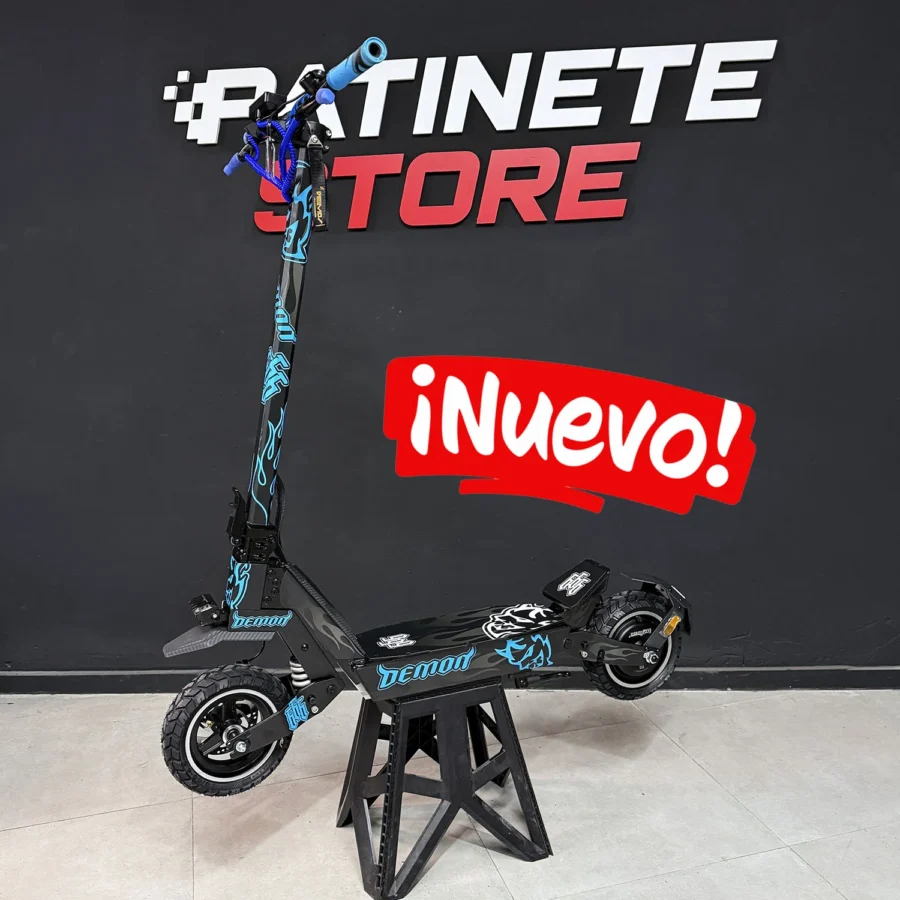 Ecoxtrem Deimos MODIFICADO DGT con vinilo Demon azul