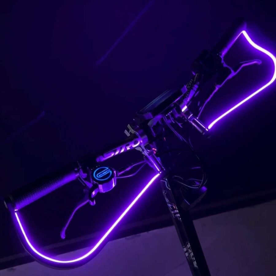 Protector de maneta de carreras con luz LED incorporada