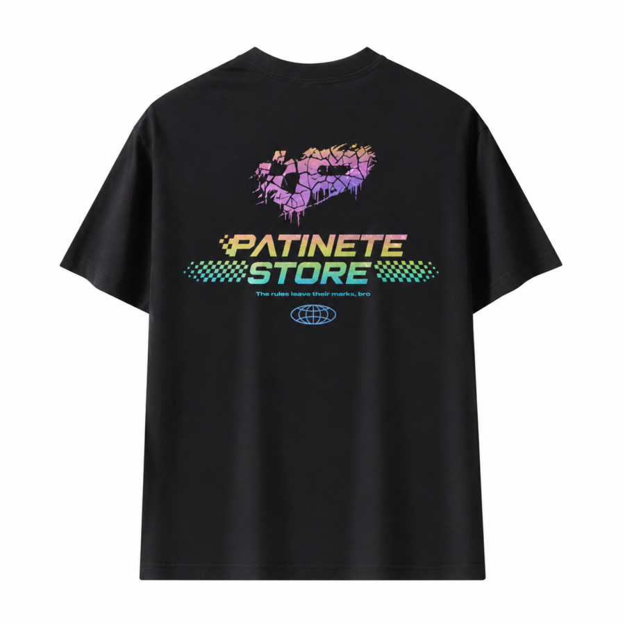 Parte trasera de la Camiseta Reflectiva HOLOGRÁFICA FLASH-ON